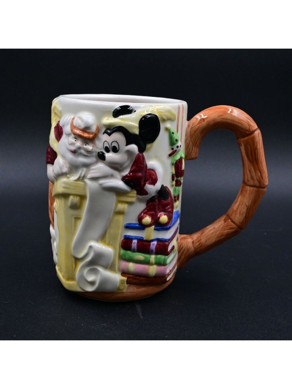 Disney Christmas Mug Santa's Workshop Disney Store Exclusive 3D